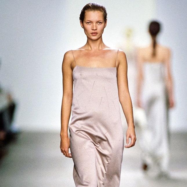Привет из 1990-х: Кейт Мосс на показах Calvin Klein