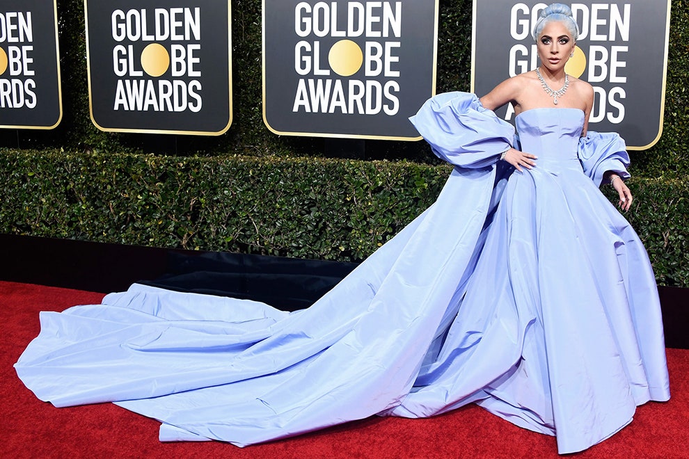 Леди Гага на церемонии вручении премии «Золотой глобус» 2019