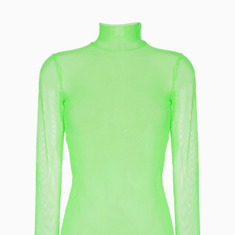 Зеленый неон &- модный способ сделать зимний гардероб ярче