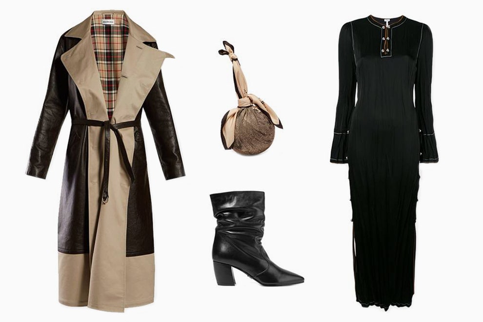 Тренч Balenciaga 358625 рублей магазины Balenciaga сумка Marine Serre 47090 рублей matchesfashion.com сапоги Prada 67575...