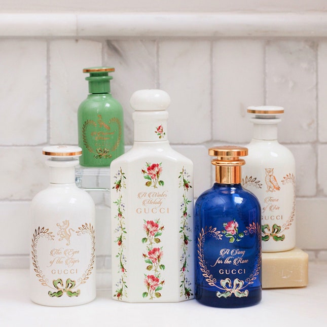 Сосуды из старинных аптек в парфюмерной линии Gucci Alchemist’s Garden