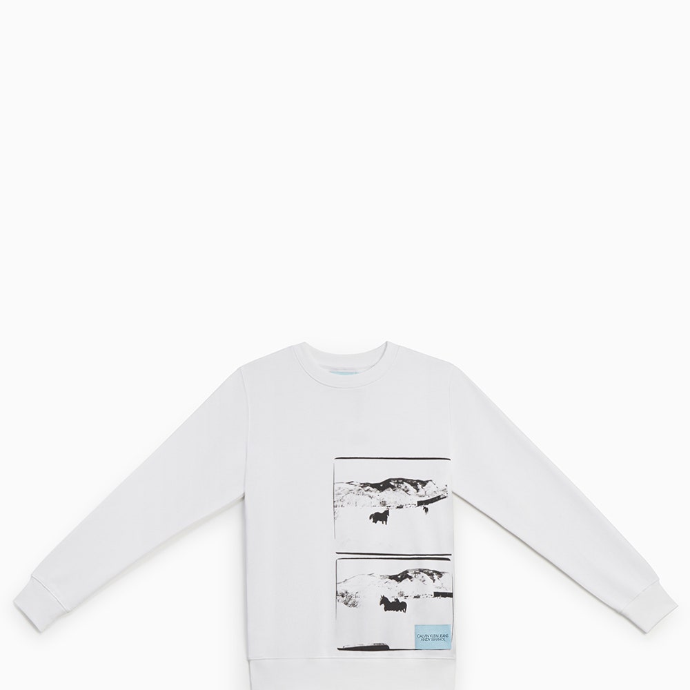 Cнежные пейзажи Энди Уорхола в капсульной коллекции Calvin Klein Jeans