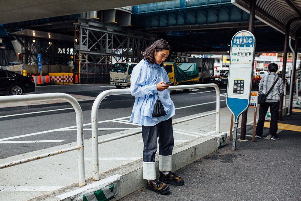 Уличный стиль фото с Недели моды в Токио 2018