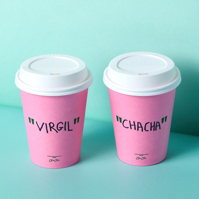 Коллекция Вирджила Абло для кафе Cha Cha Matcha