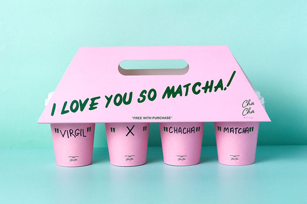 Стаканчики Cha Cha Matcha x Virgil Abloh