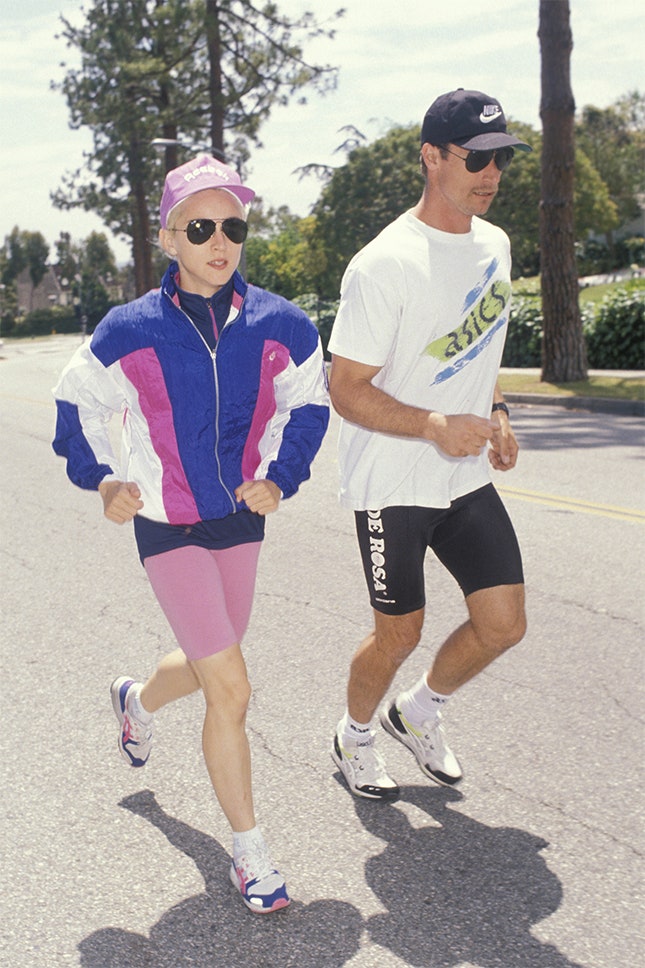 Мадонна с тренером 1990