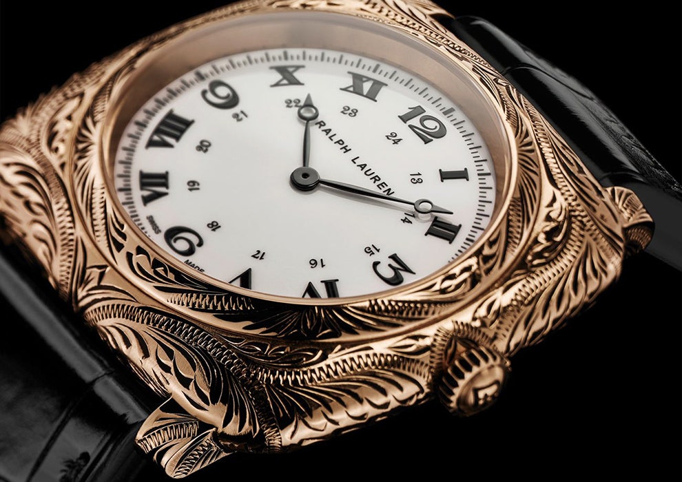 Часы Ralph Lauren  фото модели к 50летнему юбилею в стиле ковбойский шик