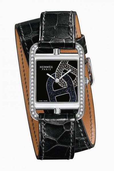 Часы Cape Cod Hermès с якорной цепью на циферблате фото модели
