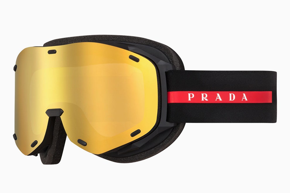 Prada зеркальные лыжные маски Linea Rossa  фото аксессуаров