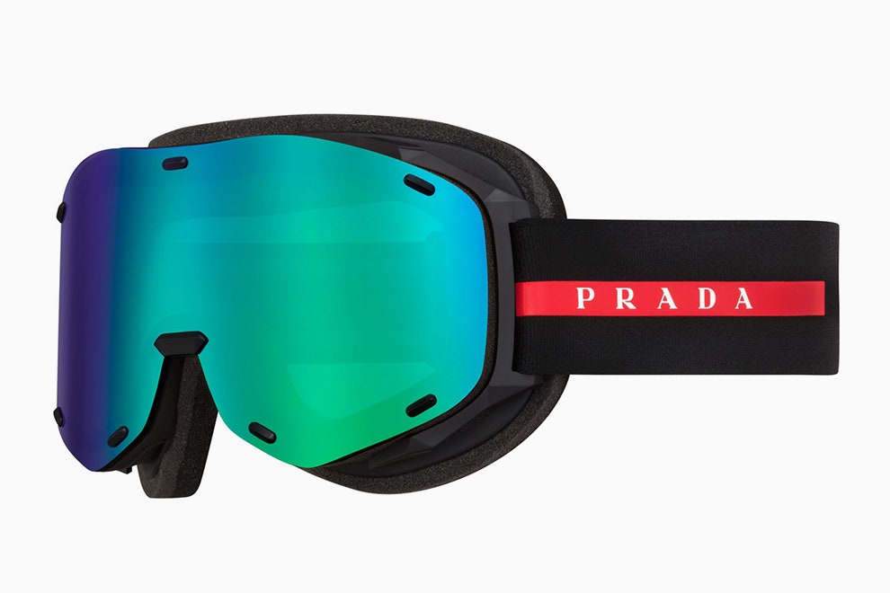 Prada зеркальные лыжные маски Linea Rossa  фото аксессуаров