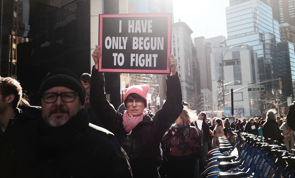 «Марш женщин» в НьюЙорке январь 2018 года