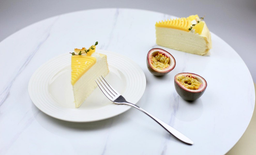 Блинные торты в кондитерской Mille в Лондоне  фото десертов