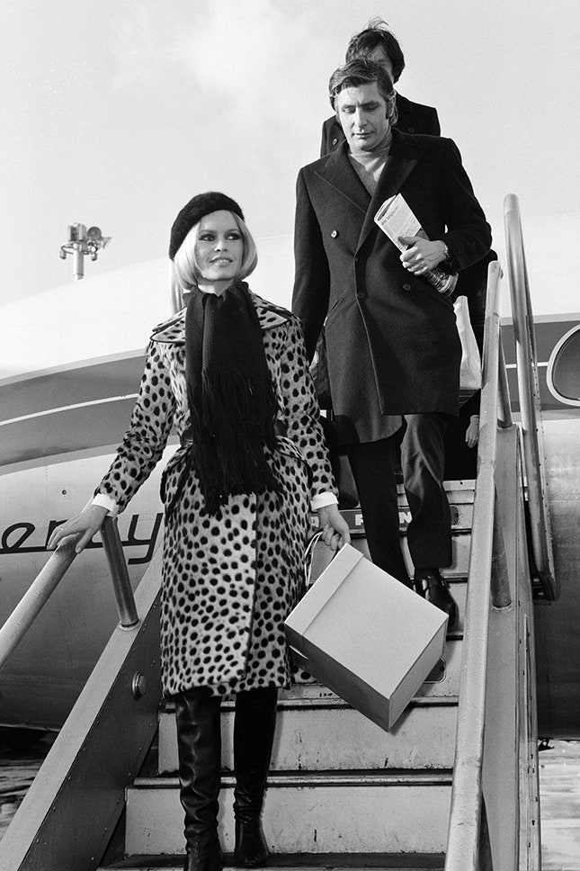Брижит Бардо и Гюнтер Закс в Лондоне 1967
