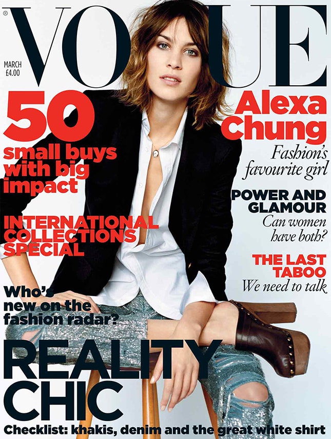 Алекса Чанг на обложке Vogue US Март 2010