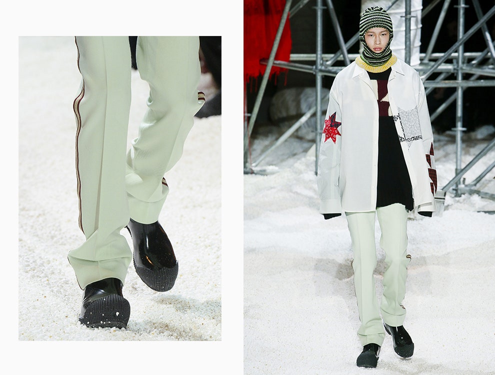 Модная обувь зимы 20182019 фото ботинок Calvin Klein