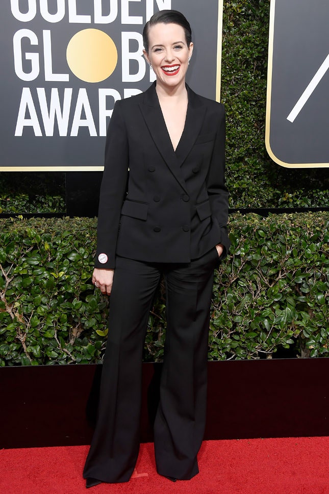 Клэр Фой в Stella McCartney «Золотой глобус» 2018