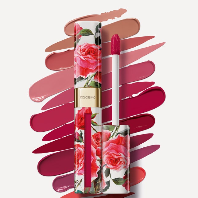 Матовый лак для губ Dolce & Gabbana в цветочном футляре