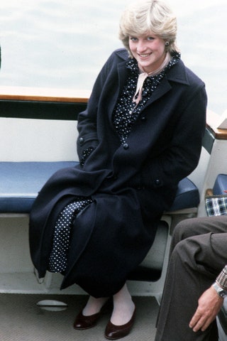 Принцесса Диана беременная принцем Уильямом на Сицилии апрель 1982.