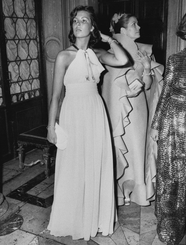 Принцессы Каролина и Грейс в Венеции Vogue US 1973