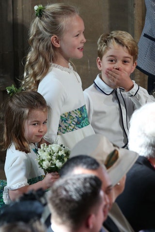 Принцесса Шарлотта и принц Джордж.