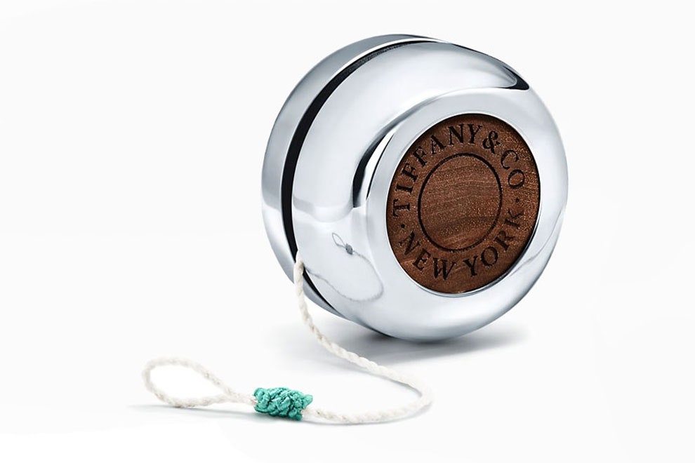 Йойо Tiffany amp Co. Sterling Silver and Walnut Yoyo