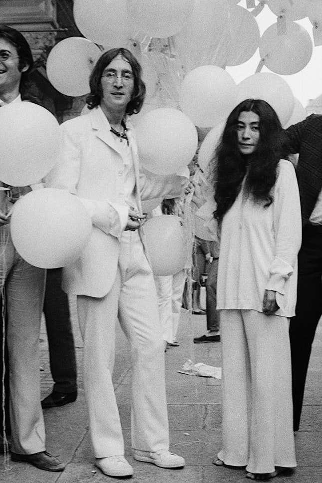 Джон Леннон и Йоко Оно  фото редких снимков