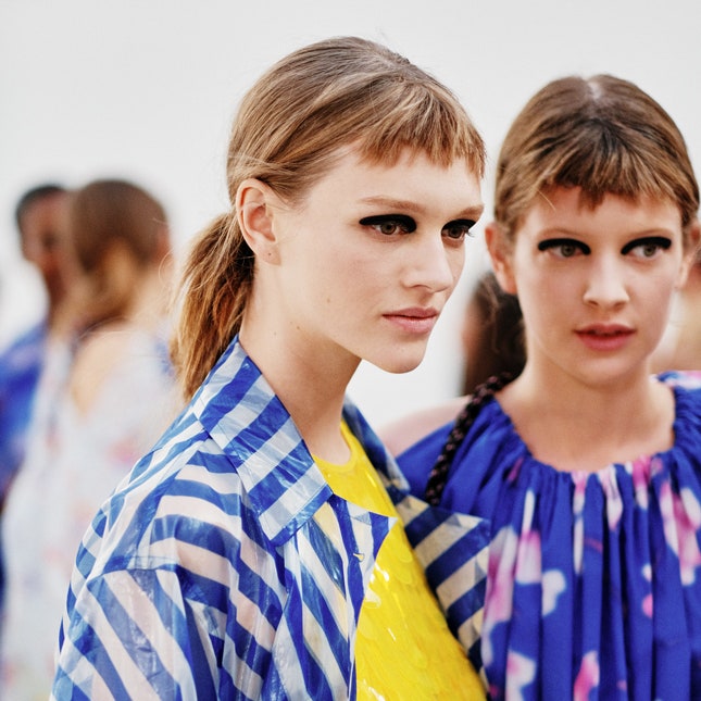 Стрелки без кончика и микрочелка на Dries Van Noten