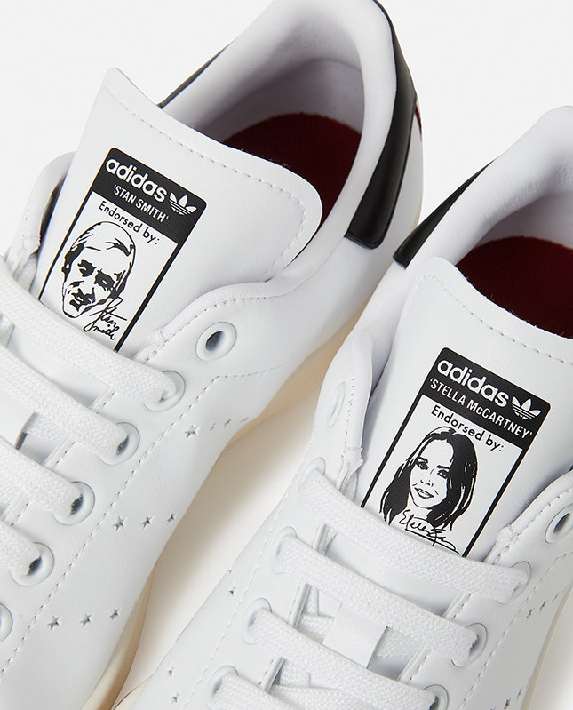 Adidas и Stella McCartney фото кроссовок Stan Smith из экокожи