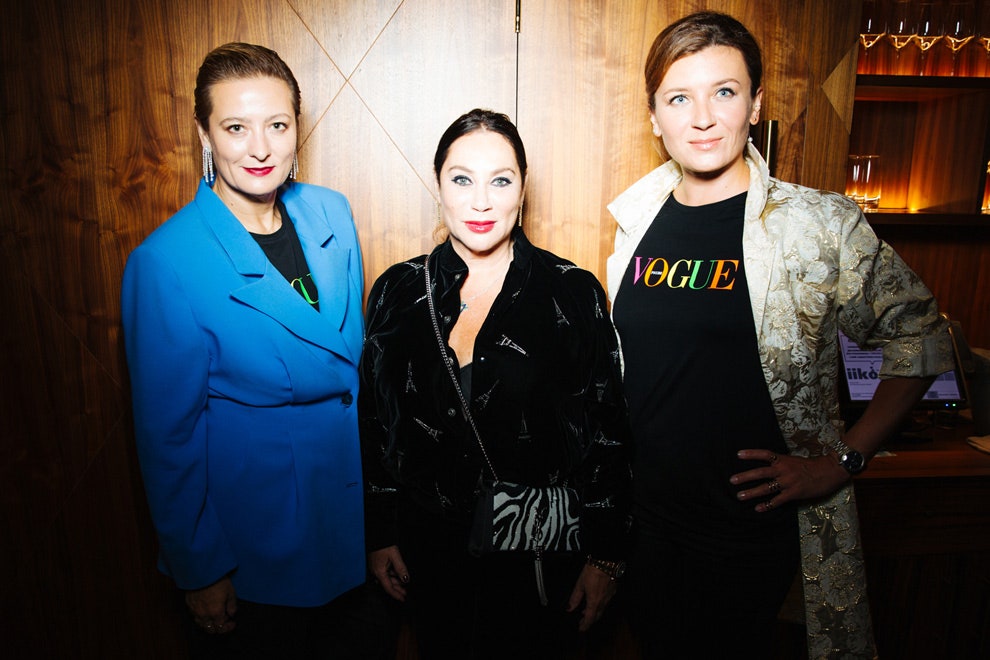 Фото знаменитостей на афтепати Vogue FNO 2018 в СанктПетербурге