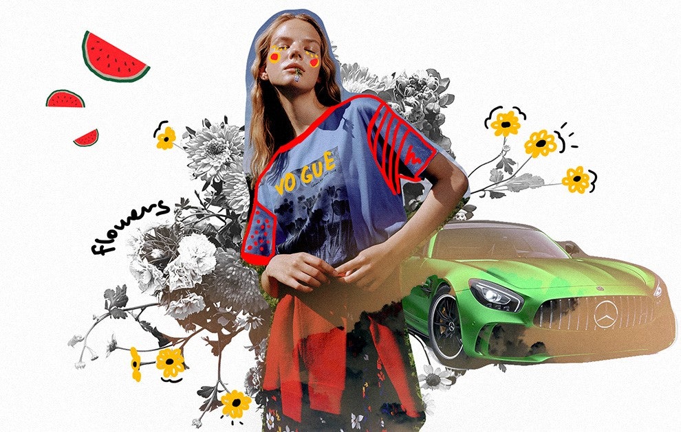 Конкурс MercedesBenz и Vogue выкладывайте в инстаграм свои работы