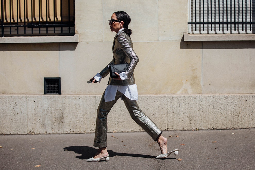 Уличный стиль фото с Недели моды в Париже  часть 3