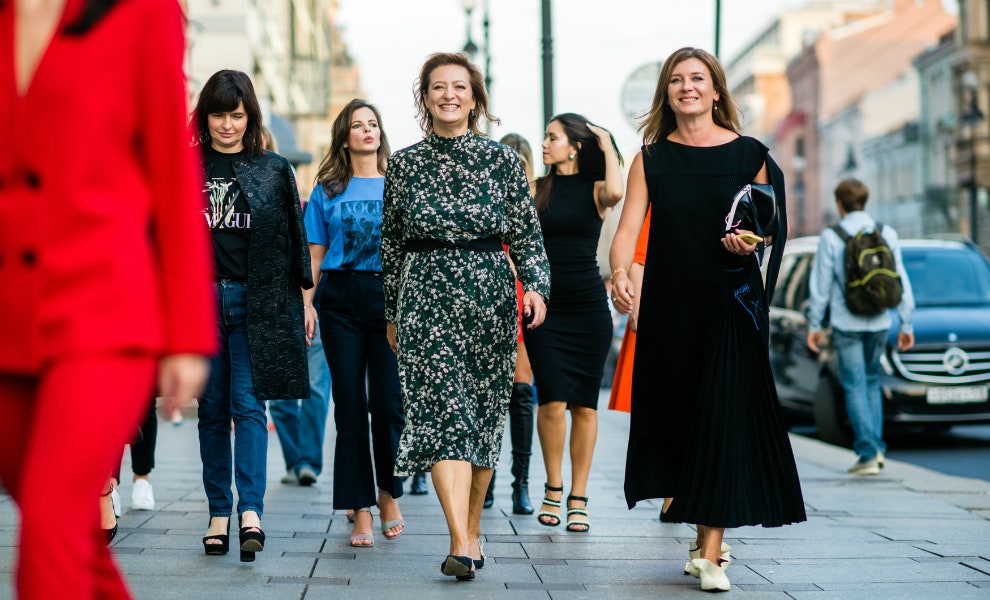 Vogue FNO 2018 в Wolford фото Маши Федоровой и гостей бутика