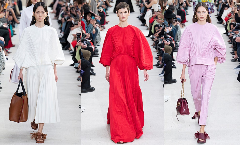 Модные тенденции 2019  фото платьев в форме ракушек