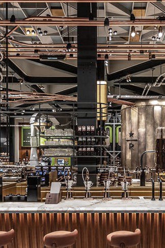 Starbucks в Милане фото интерьеров и подробности