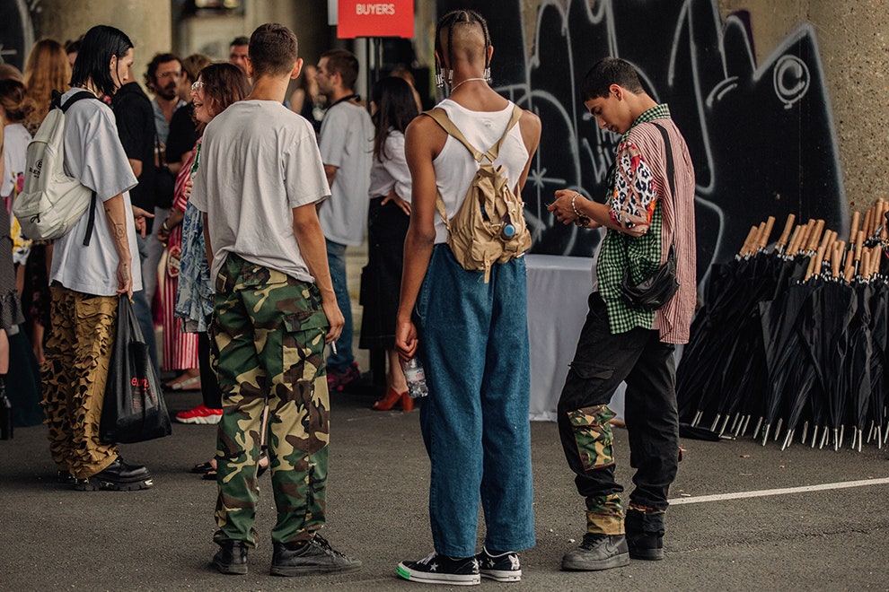 Уличный стиль фото с Недели моды в Париже  часть 1
