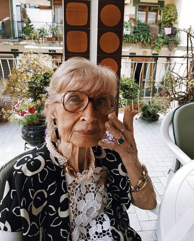 Модные бабушки фото итальянских пожилых женщин в инстаграме sciuraglam
