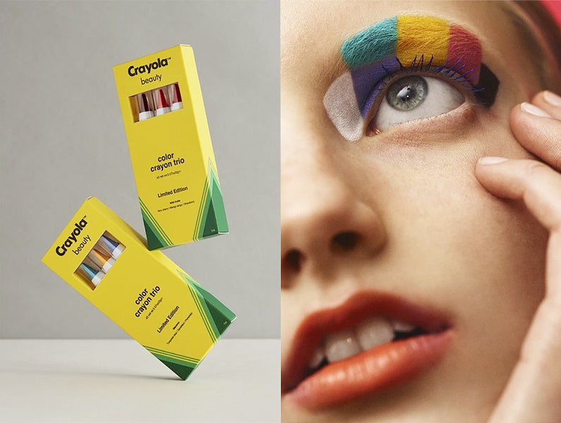 Crayola создали линию косметики бьютисредства в 95 цветах