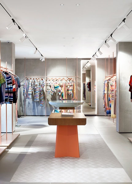Missoni открыли бутик в Греции в Sani Marina фото интерьеров