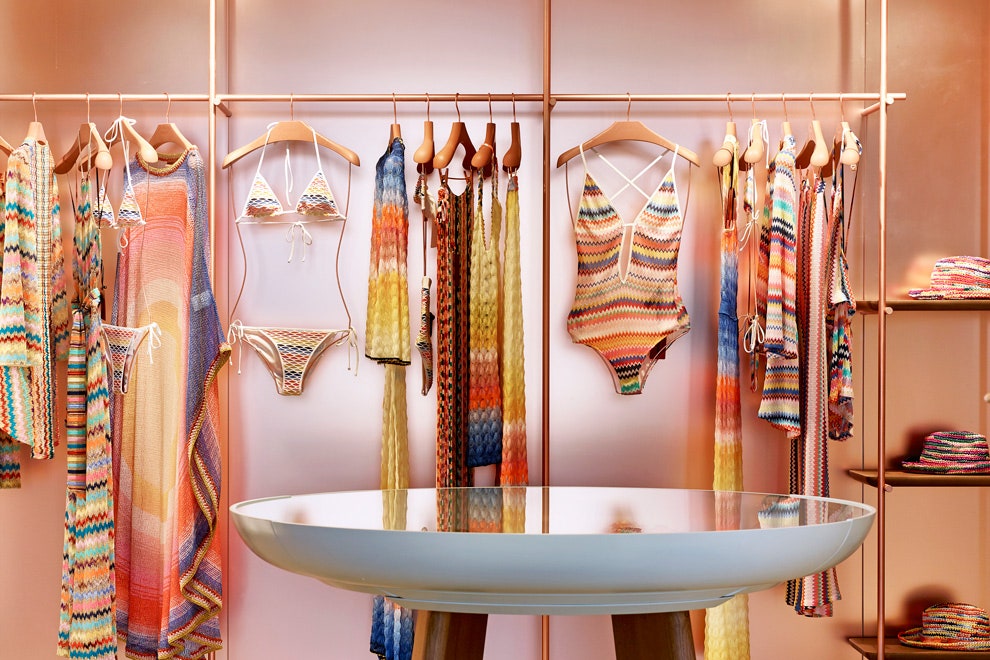 Missoni открыли бутик в Греции в Sani Marina фото интерьеров