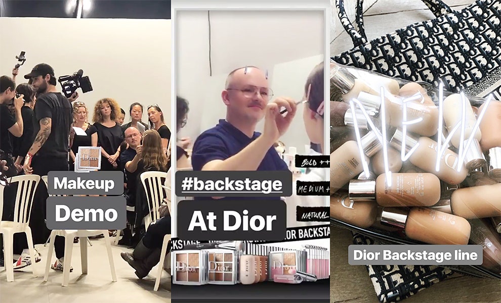 Dior resort 2018 тренды макияжа и фото бэкстейджа