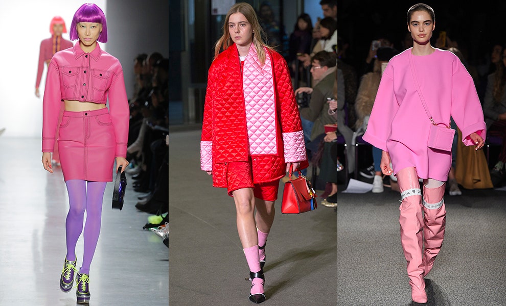 Модные тенденции осени 2018 фото одежды неоновых цветов