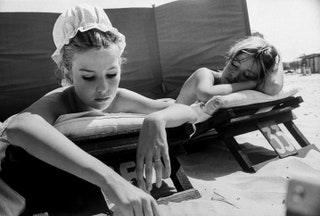 Аннетт Вадим и Миретт Стройберг 1959.