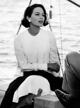 Сильвана Мангано на съемках фильма «Моя госпожа» 1964.