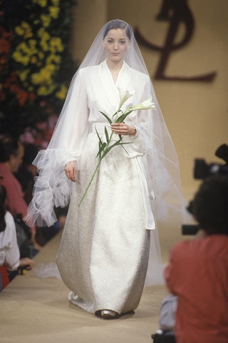 Yves Saint Laurent haute couture весналето 1993