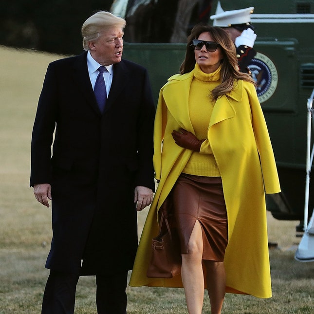 Кому и когда можно держать за руку Меланию Трамп