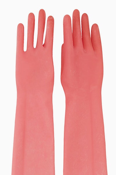 Резиновые перчатки Calvin Klein 205W39NYC цвета клубничной жвачки модный аксессуар
