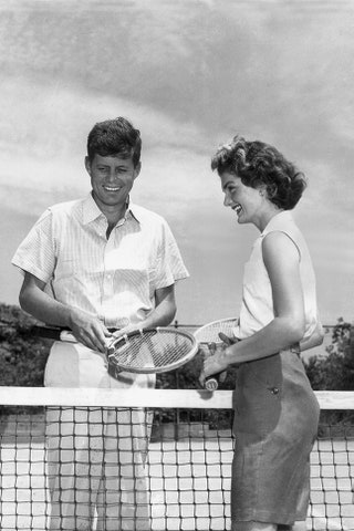 Жаклин и Джон Кеннеди 1953.