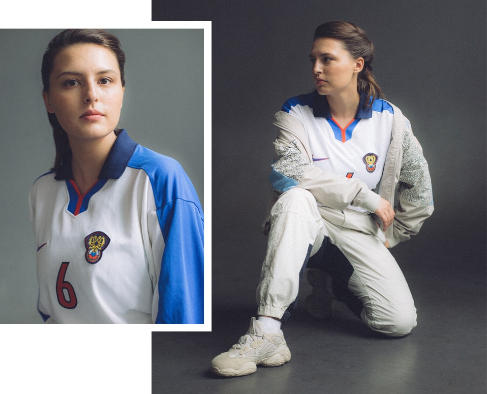 Как носить винтажные футбольные джерси фото Яны Давыдовой