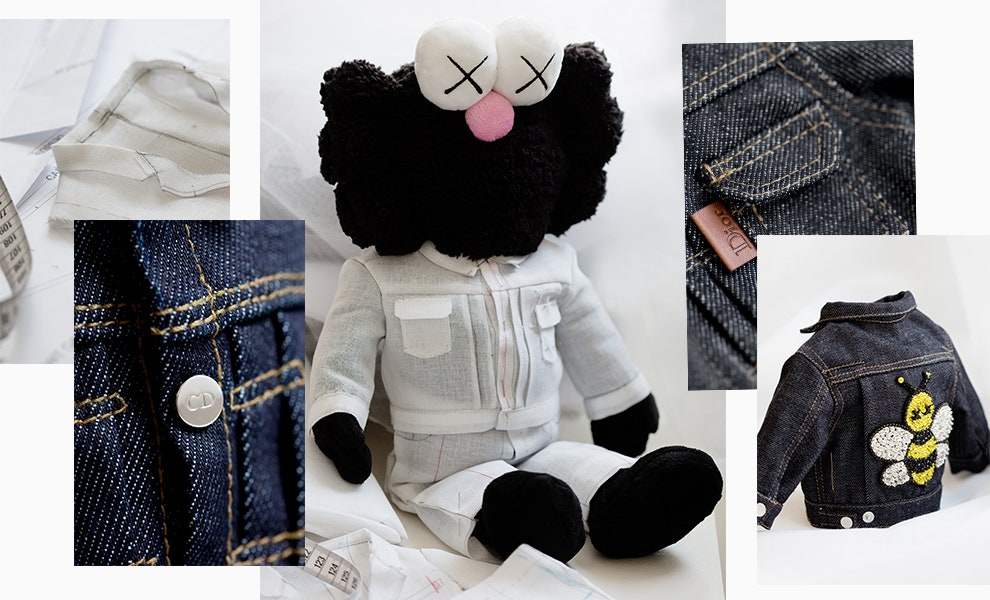 Мягкие игрушки Kaws для показа Dior история создания фото интервью с художником
