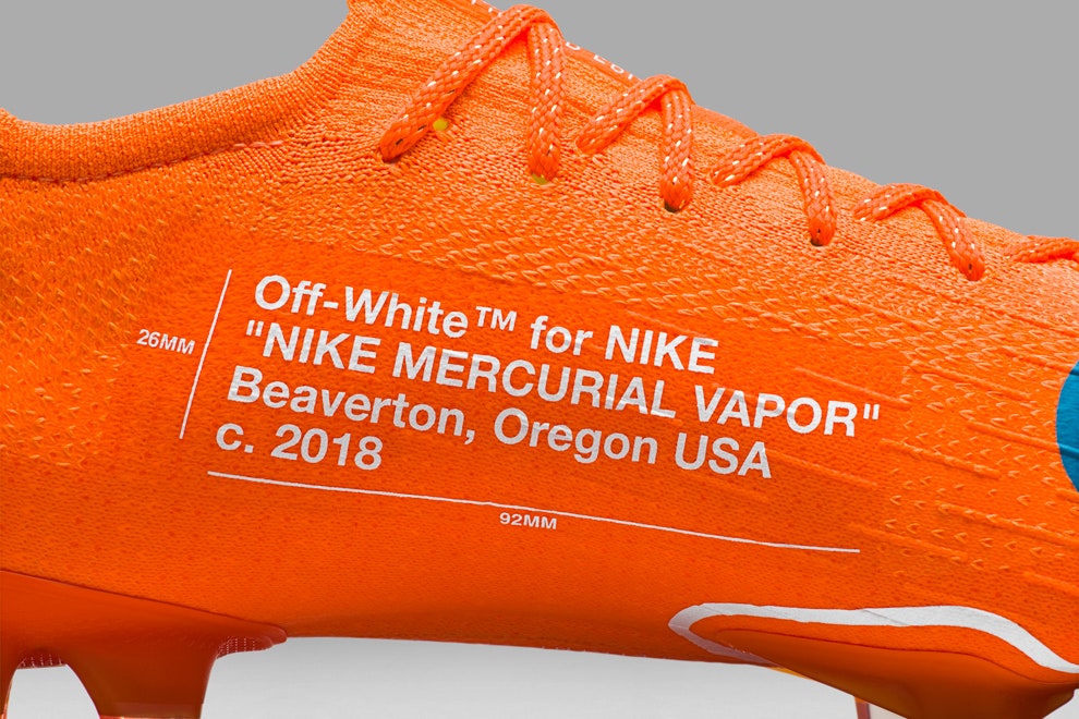 Вирджил Абло создал бутсы совместно с Nike фото модели Mercurial Vapor 360